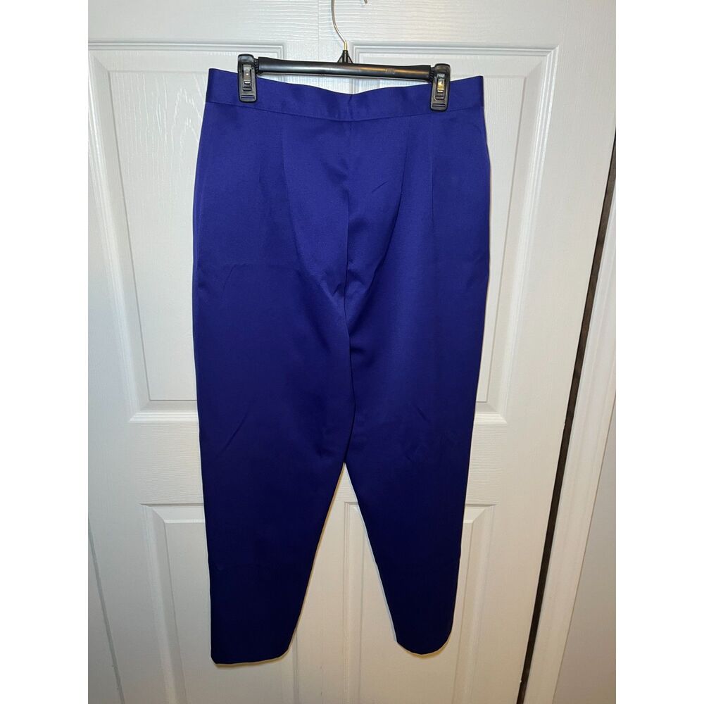 Gantos Vintage Cobalt Blue High Waist Tapered Pants Women's Size 14 USA